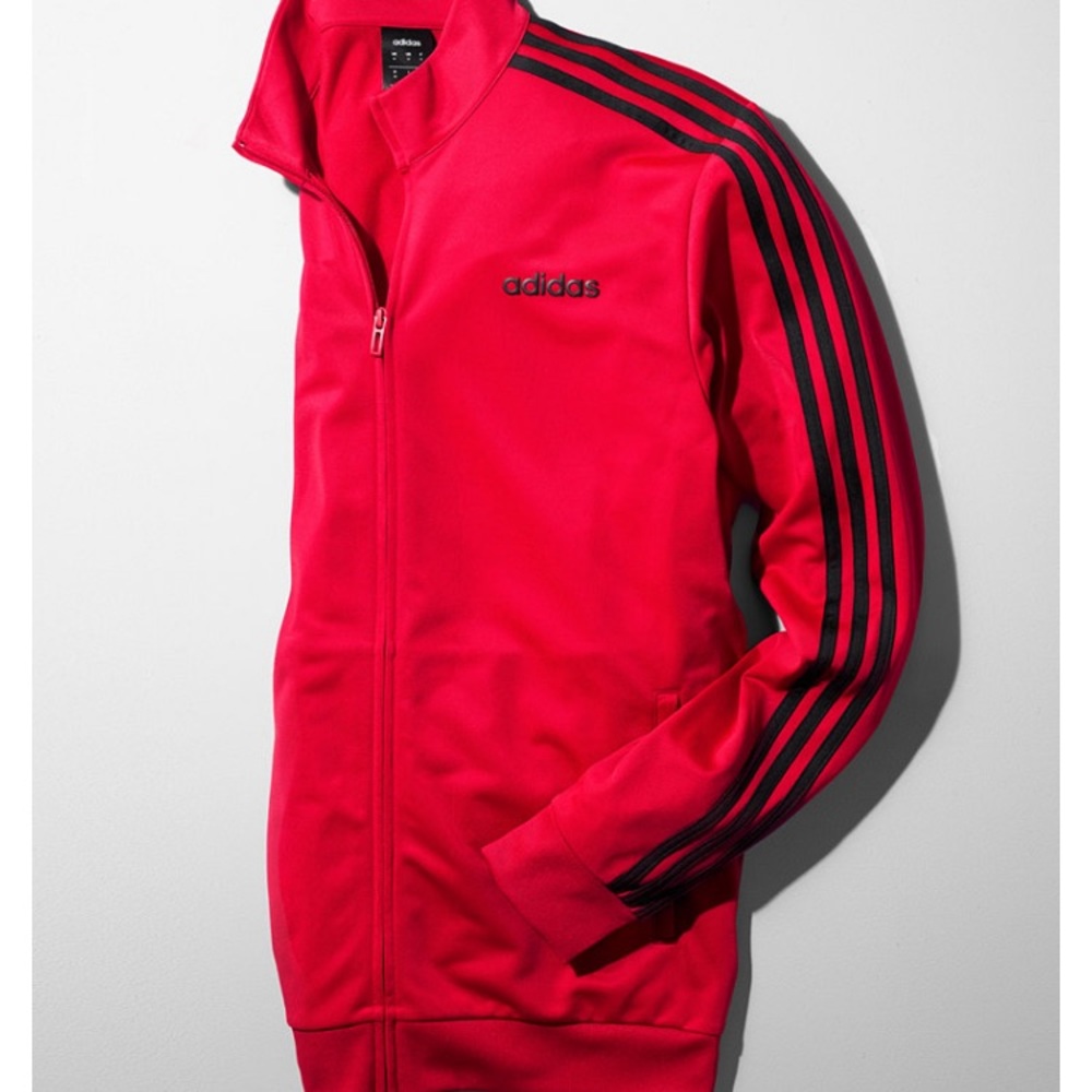 Men’s Essentials 3-Stripes Tricot Truck Jacket. - Picture 7 of 9